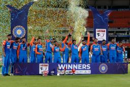 Indian Team Winners in 3rd T20I